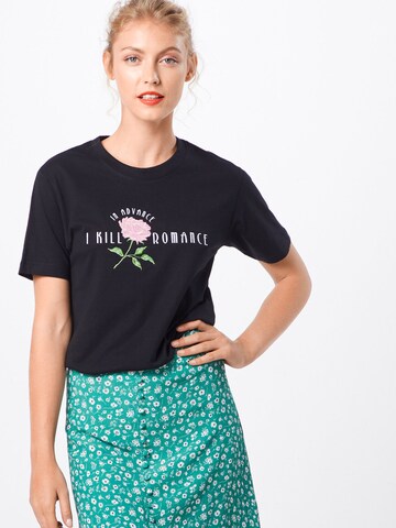 Merchcode Shirt in Zwart: voorkant