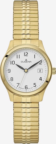 DUGENA Analog Watch in Gold: front