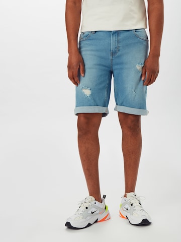 Denim Project Regular Shorts 'Mr. Orange' in Blau: predná strana