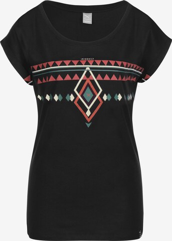 T-shirt 'Hopi' Iriedaily en noir : devant