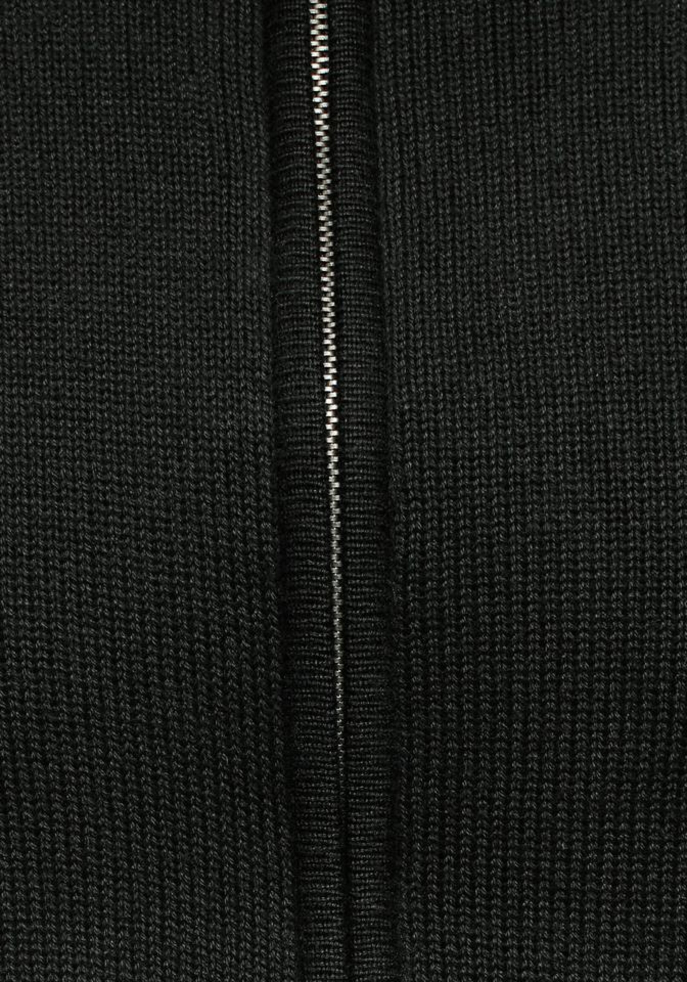 Man's World Strickjacke in Schwarz