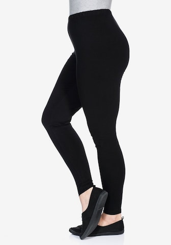 SHEEGO Skinny Leggings in Schwarz