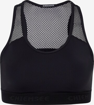 CHIEMSEE Sports Bra in Black: front