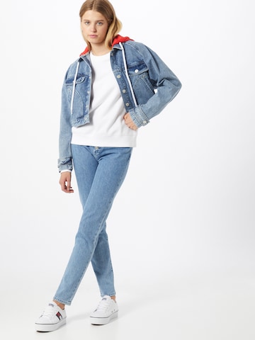 balta Tommy Jeans Megztinis be užsegimo