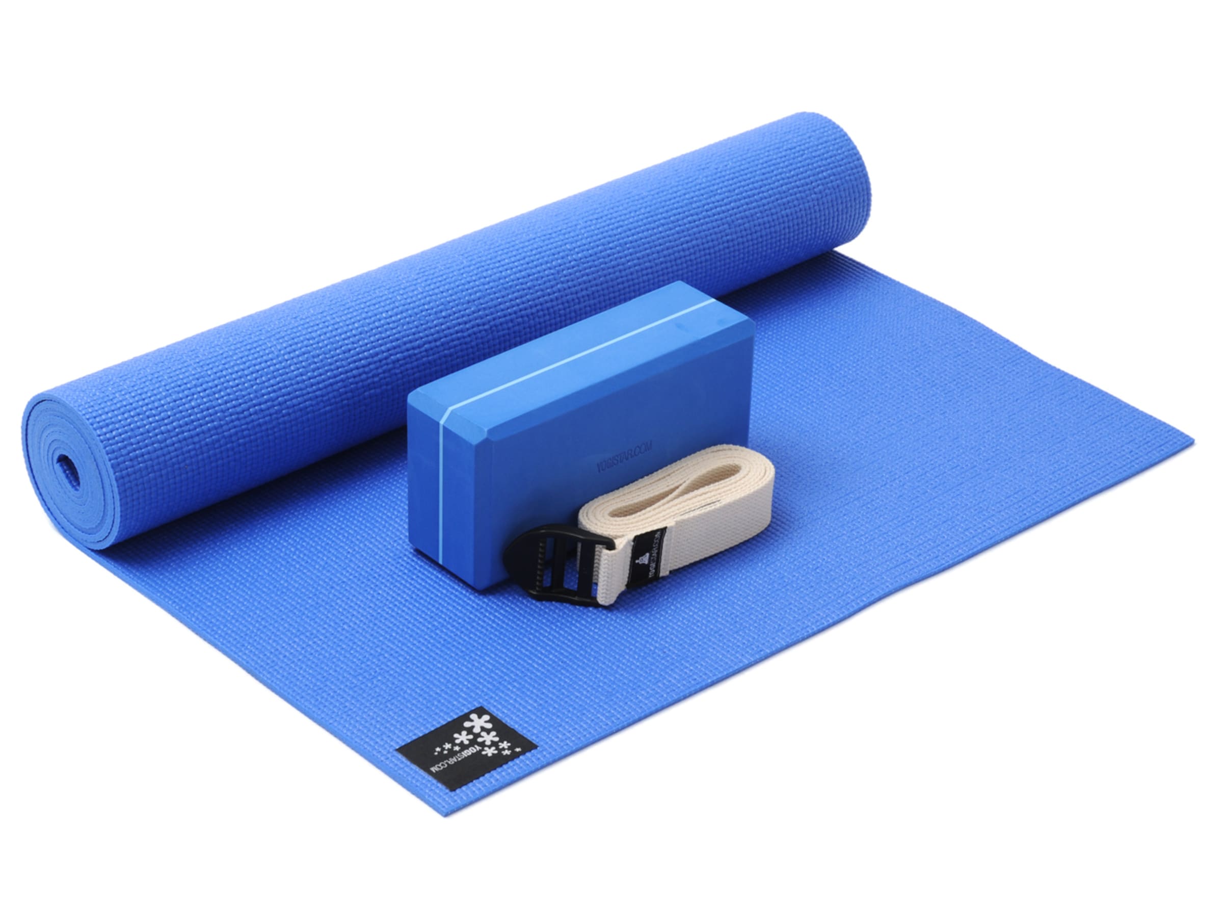 YOGISTAR.COM Yoga-set Kick It - One in Blau: Vorderseite