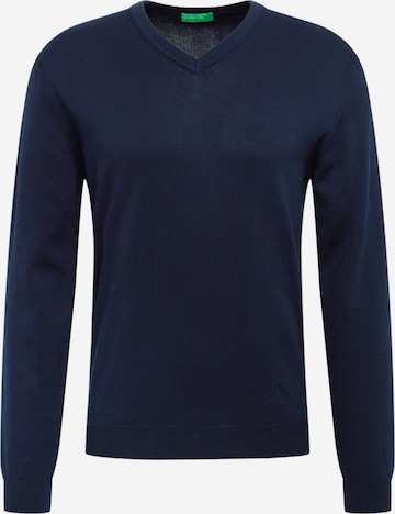 UNITED COLORS OF BENETTON Sweater in Blue: front