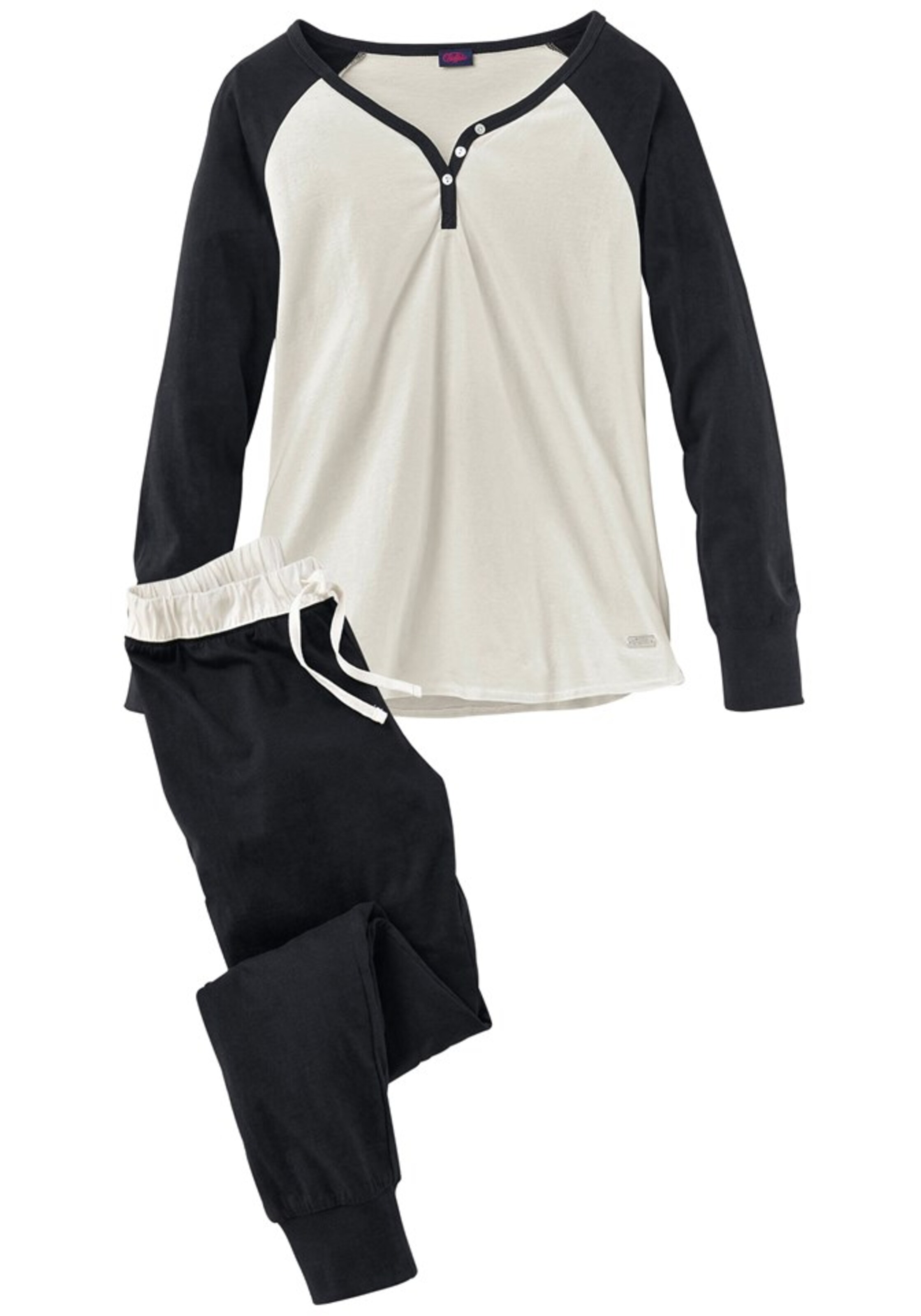 Pijama de la BUFFALO pe negru