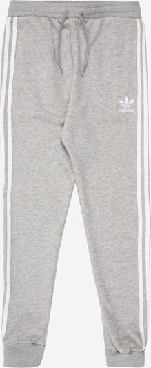 ADIDAS ORIGINALS Broek 'Trefoil' in de kleur Grijs gemêleerd / Wit, Productweergave