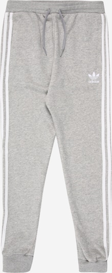 ADIDAS ORIGINALS Hlače 'Trefoil' u siva melange / bijela, Pregled proizvoda