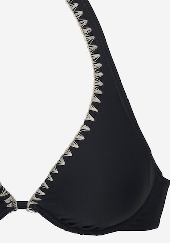 BUFFALO Triangel Bügel-Bikini in Schwarz