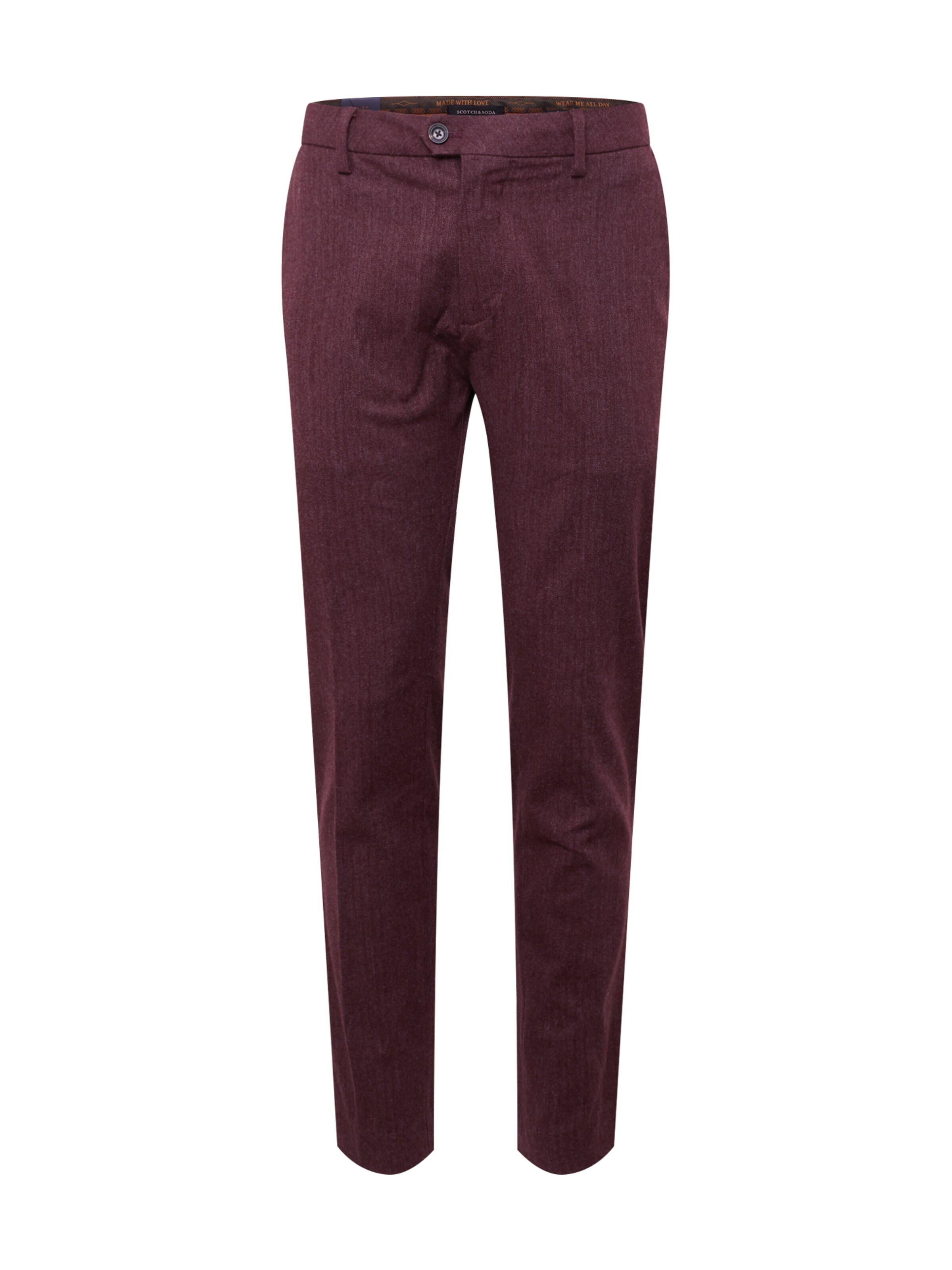 SCOTCH & SODA - Chino 'STUART' in de kleur Bordeaux