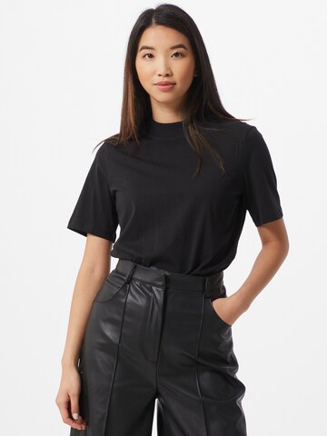 ICHI T-Shirt 'Rania' in Schwarz: Vorderseite