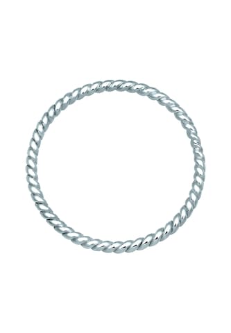 ELLI PREMIUM Ring Geo, Twisted in Silber