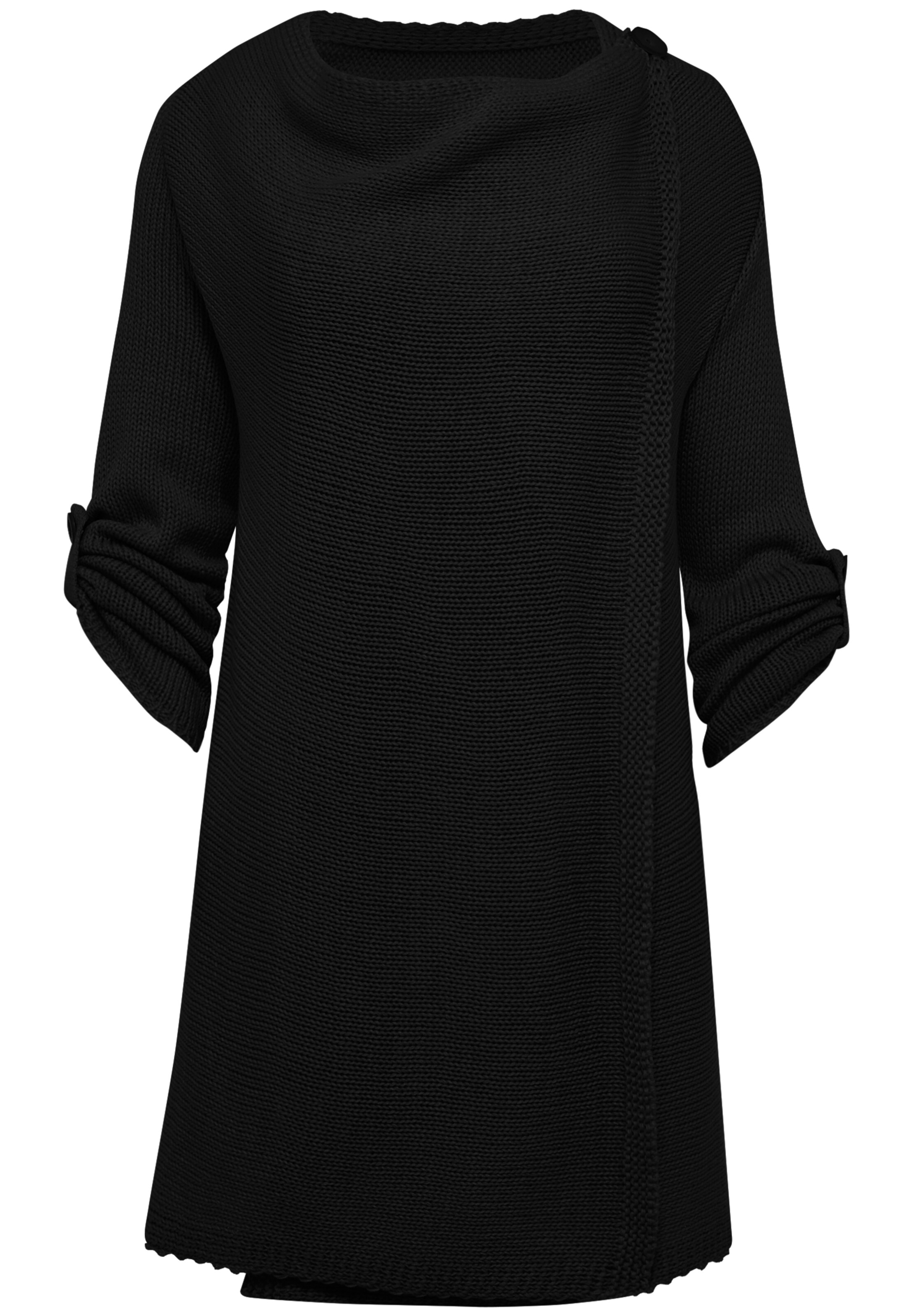 Usha - Gebreid vest in de kleur Zwart