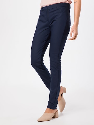 Coupe slim Pantalon 'Marta' TOMMY HILFIGER en bleu : devant