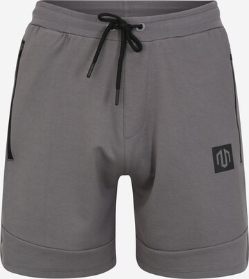 MOROTAI Regular Sports trousers 'Interlock' in Grey: front