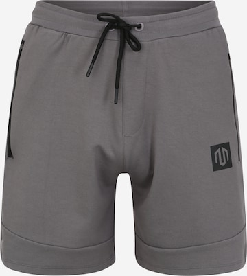 MOROTAI - regular Pantalón deportivo 'Interlock' en gris: frente