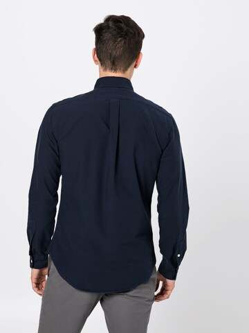 Polo Ralph Lauren - Ajuste estrecho Camisa en azul: atrás