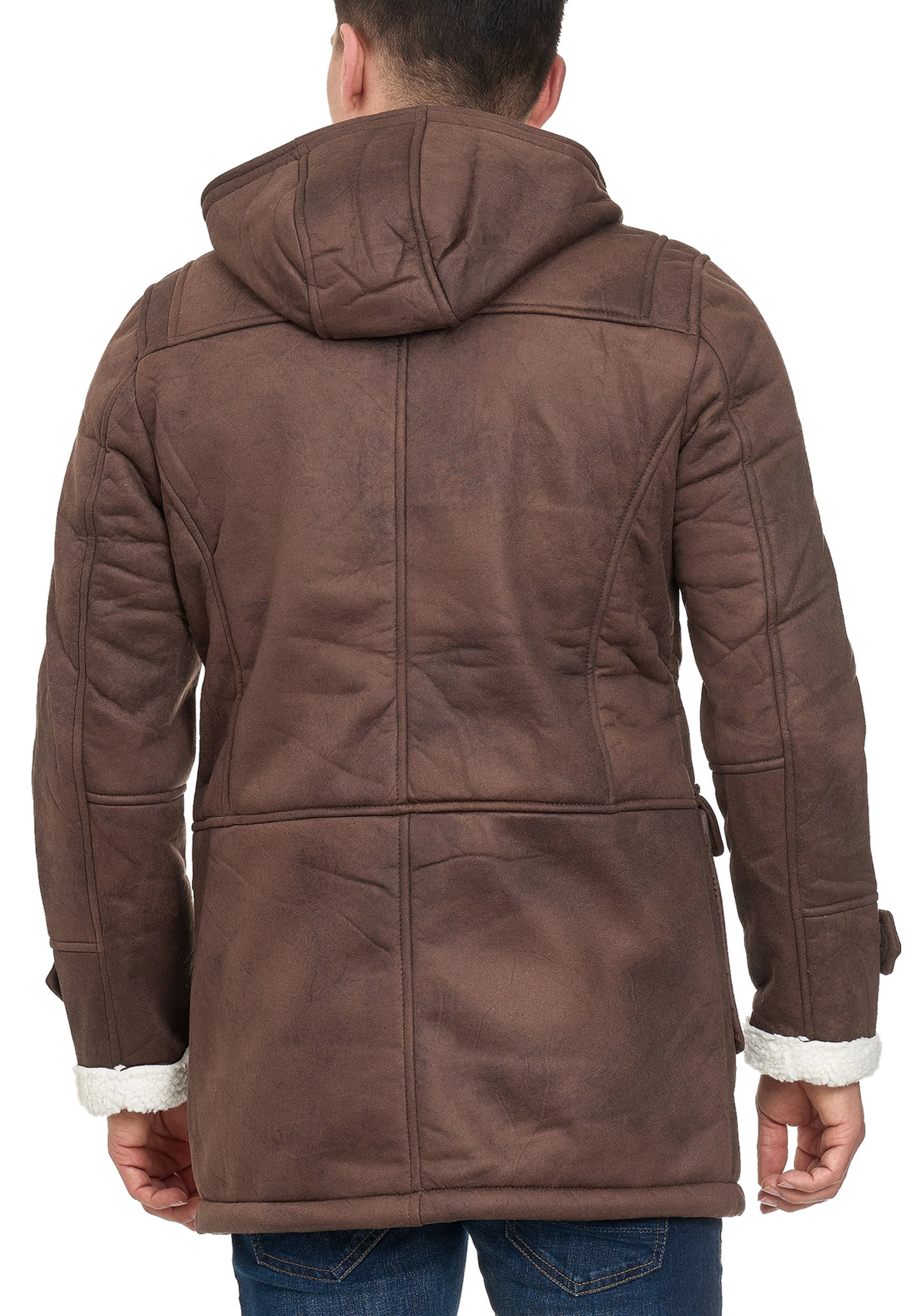 INDICODE JEANS Winterjas 'Calshot' in Bruin