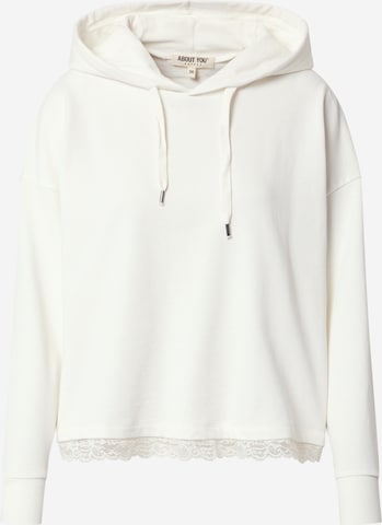 ABOUT YOU Sweatshirt 'Charleen' in White: front