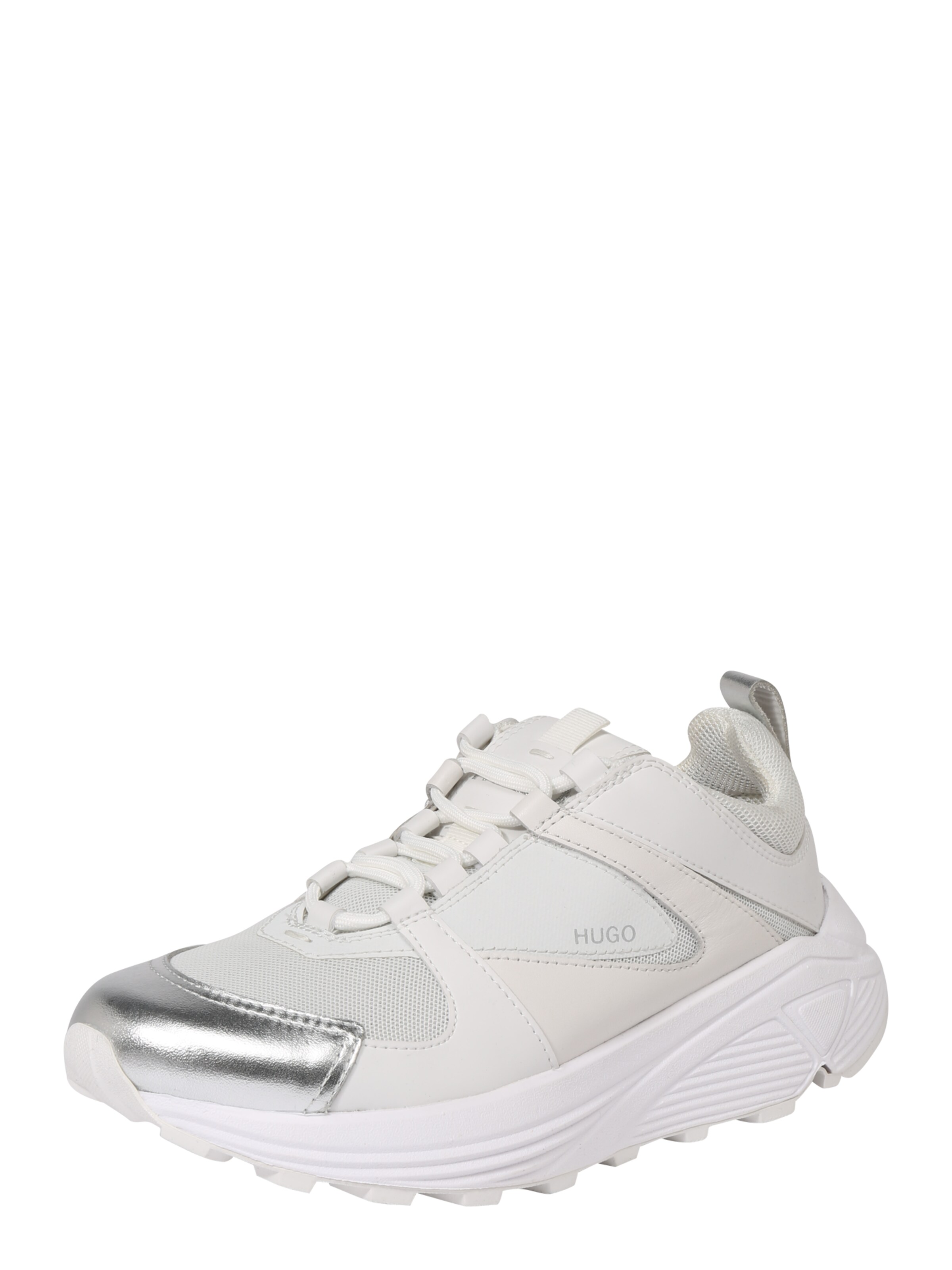 HUGO - Sneakers laag 'Horizon Runn LC' in de kleur Zilver