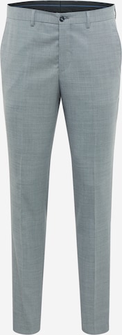 JACK & JONES Trousers with creases 'Solaris' in Grey: front