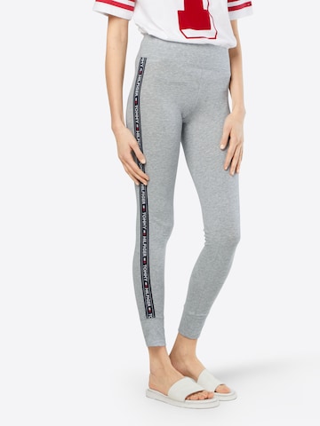 Skinny Leggings de la Tommy Hilfiger Underwear pe gri: față