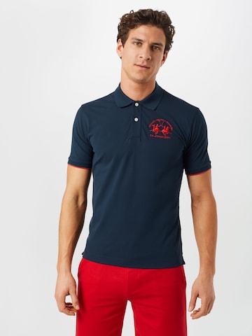 Coupe regular T-Shirt La Martina en bleu : devant