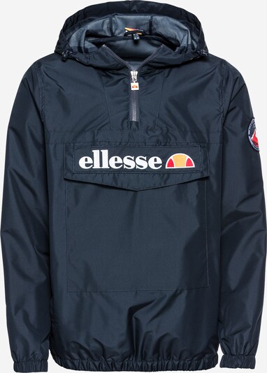 ELLESSE Tussenjas 'Mont 2' in de kleur Navy / Oranje / Lichtrood / Wit, Productweergave