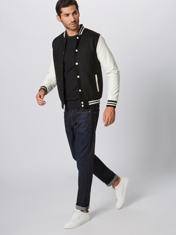 juoda ESPRIT Megztinis 'Honeycomb'