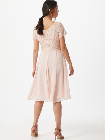 Robe de cocktail SWING en rose