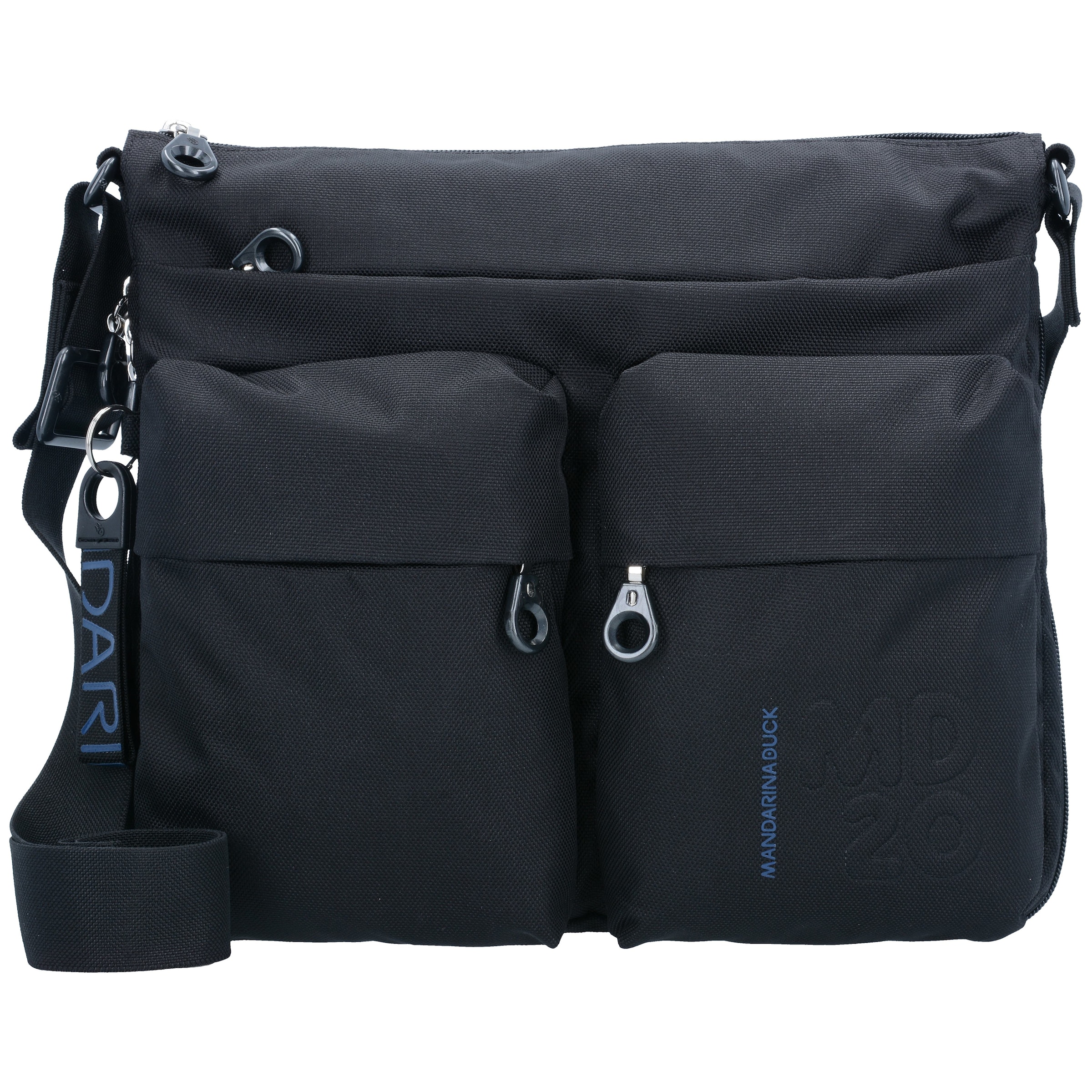 MANDARINA DUCK Umhängetasche in Schwarz: Vorderseite