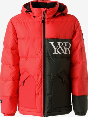 Young & Reckless Jacke 'Puff' in Rot: predná strana