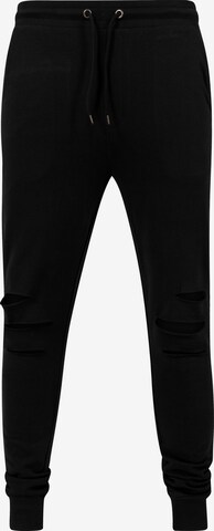 Urban Classics Kalhoty – černá: přední strana