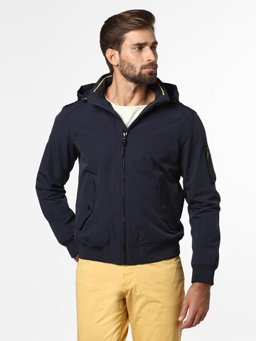 Finshley & Harding Jacke ' Iowa ' in Schwarz: Vorderseite