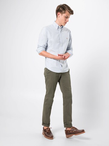 Slim fit Camicia di Polo Ralph Lauren in blu