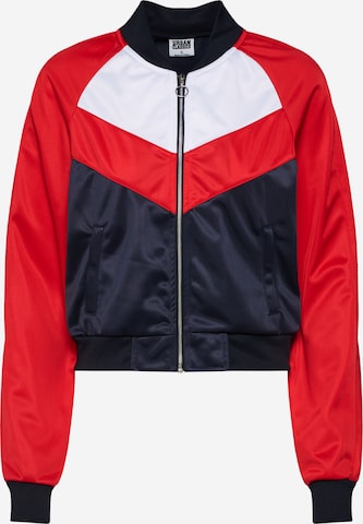 Veste mi-saison Urban Classics en rouge : devant