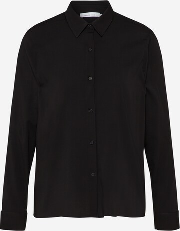 Samsøe Samsøe Blouse 'Milly' in Black: front