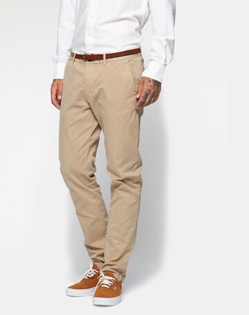 SCOTCH & SODA Slimfit Chinosy 'Stuart' w kolorze beżowy