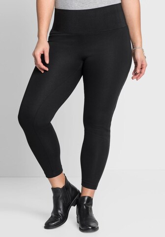 SHEEGO Skinny Leggings in Schwarz: predná strana