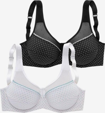 PETITE FLEUR Soutien-gorge en noir / blanc, Vue avec produit