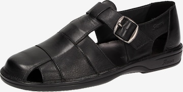 SIOUX Sandals 'Gabun' in Black: front