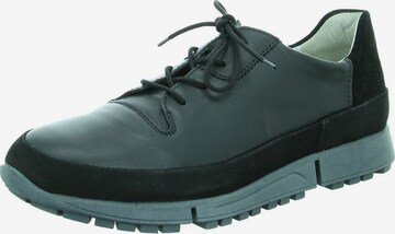 WALDLÄUFER Athletic Lace-Up Shoes in Black: front