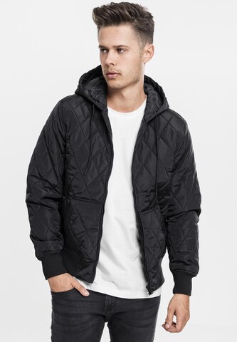 Urban Classics Jacke in Schwarz: Vorderseite