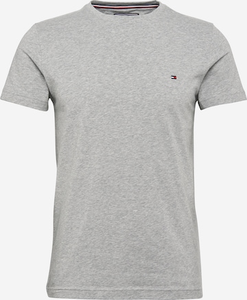 T-Shirt TOMMY HILFIGER en gris : devant