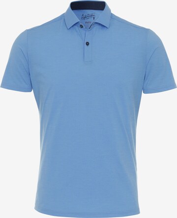 PURE Slim Fit Poloshirt in Blau: predná strana