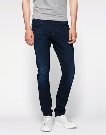 Coupe slim Jean 'Revend' G-Star RAW en bleu : devant