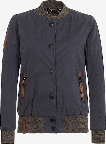 naketano Between-Season Jacket in Blue: front