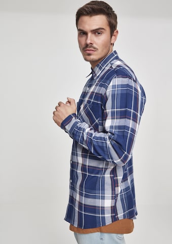 Urban Classics Regular fit Overhemd in Blauw