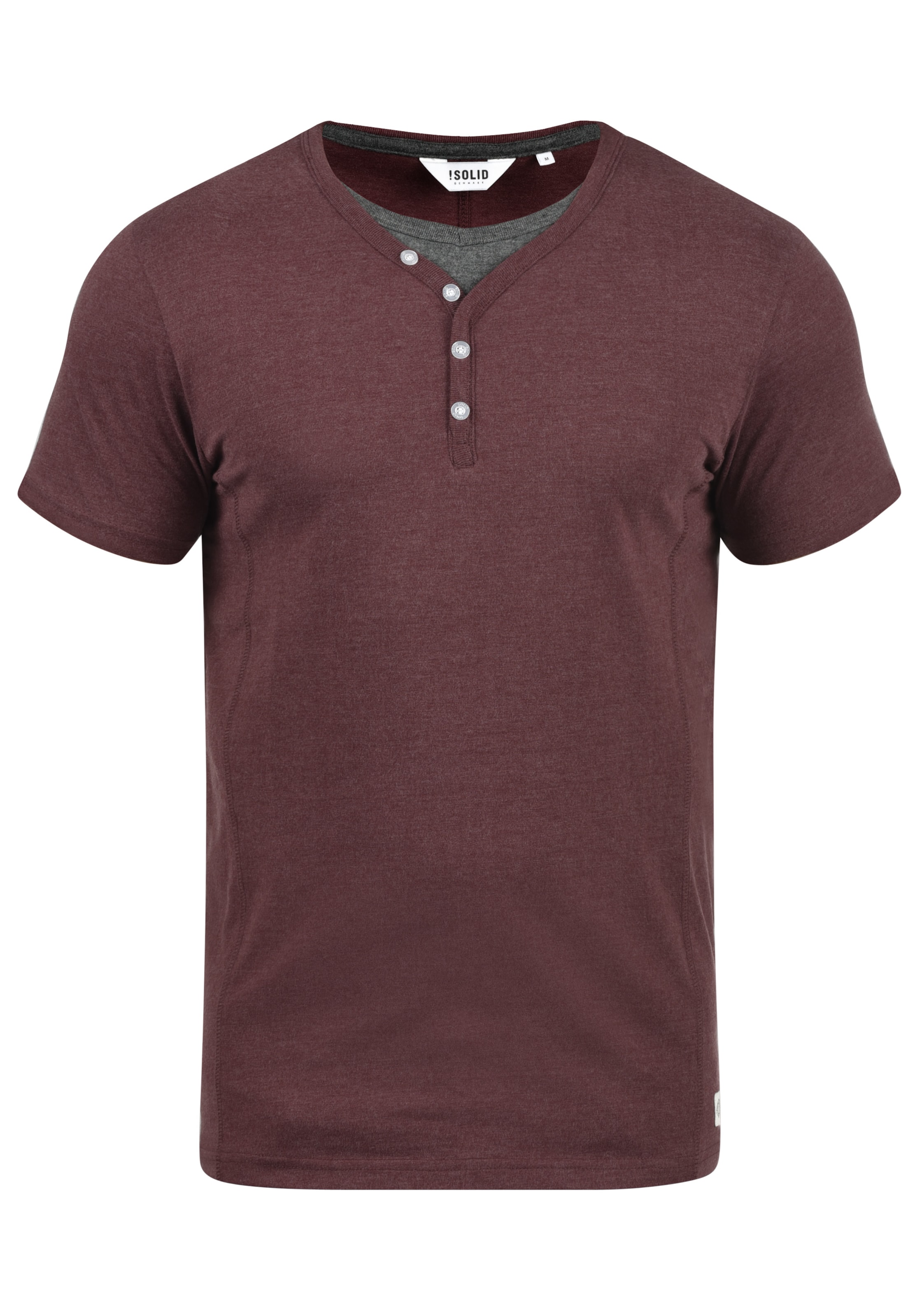 !Solid - Camiseta 'Dorian' en rojo: frente